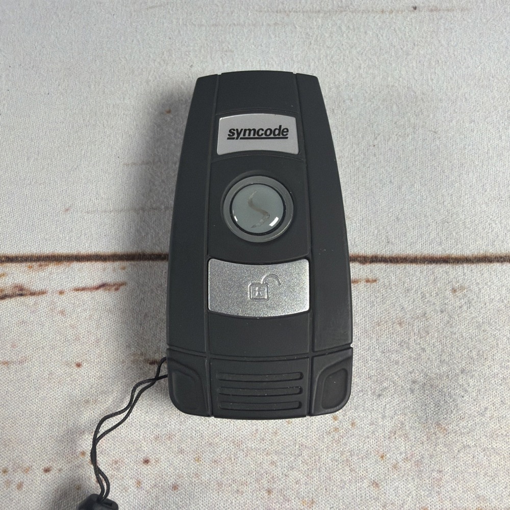 Symcode MJ-X6 Bluetooth Barcode Scanner Handheld Wireless Reader Black Used